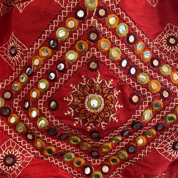 Rajasthani Boho Mirror Embroidered Bag - Picture 3 of 6